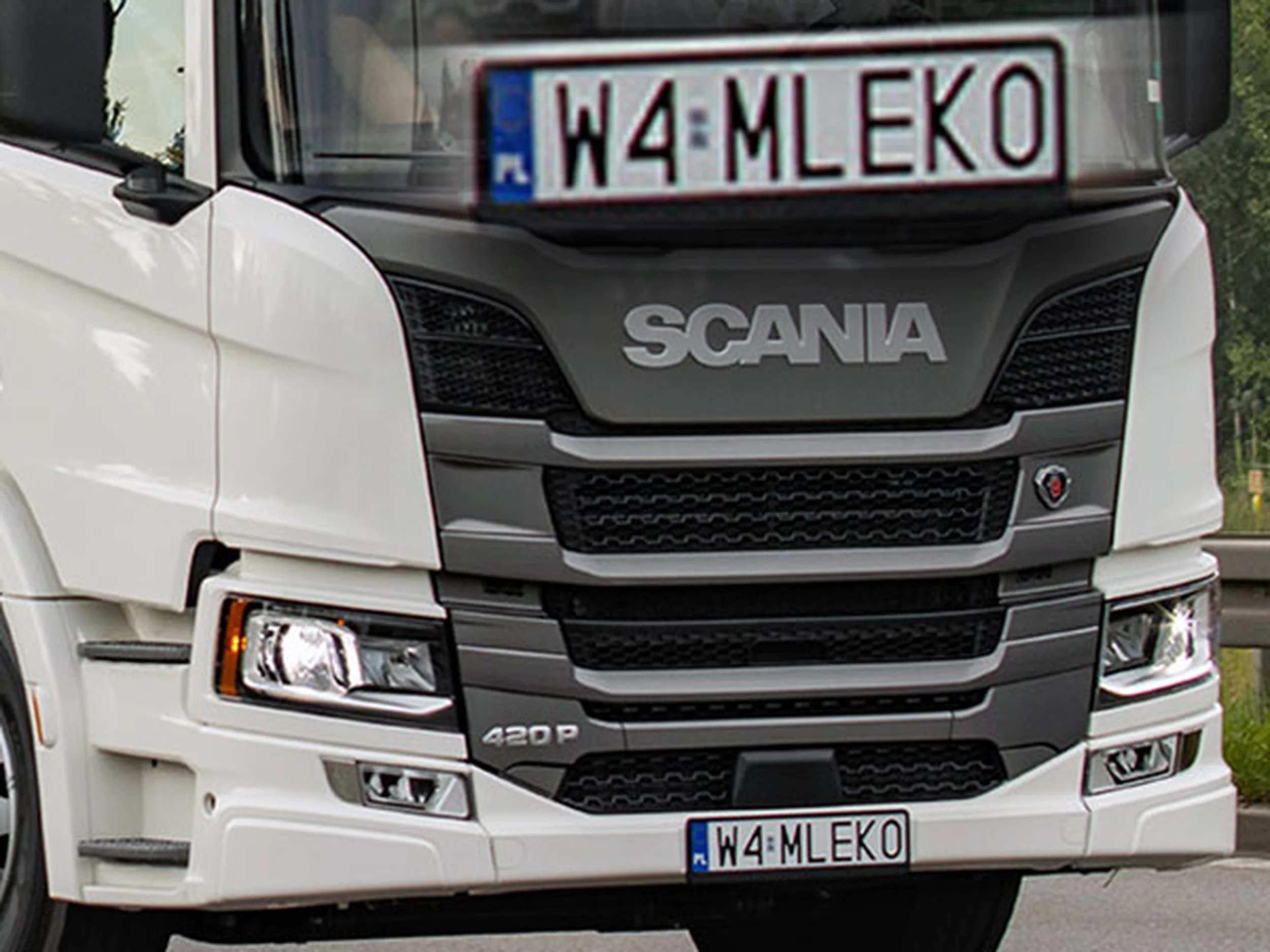 Fajny numer, blacha W4 MLEKO