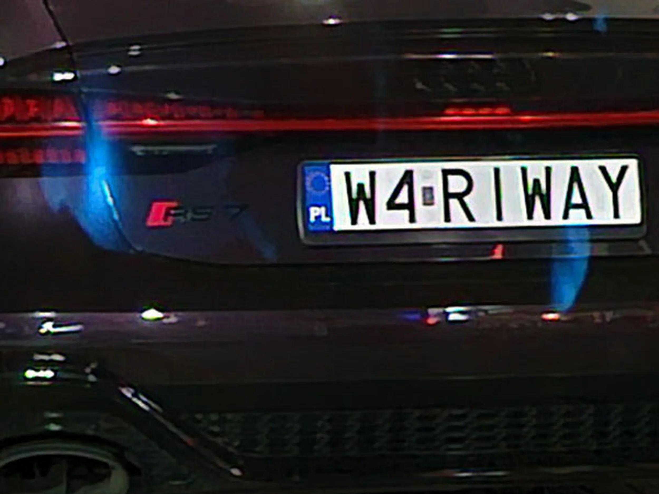 Fajny numer, blacha W4 RIWAY