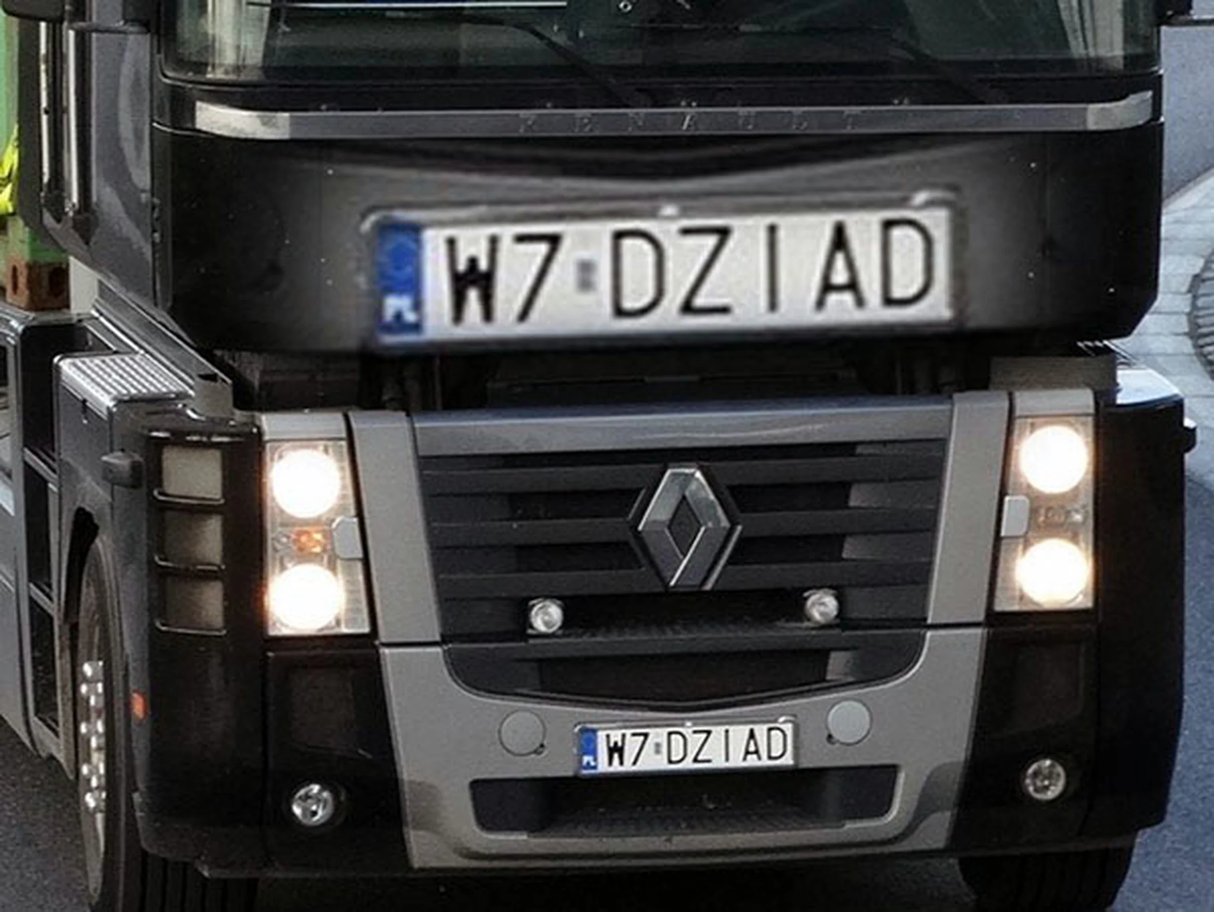 Fajny numer, blacha W7 DZIAD