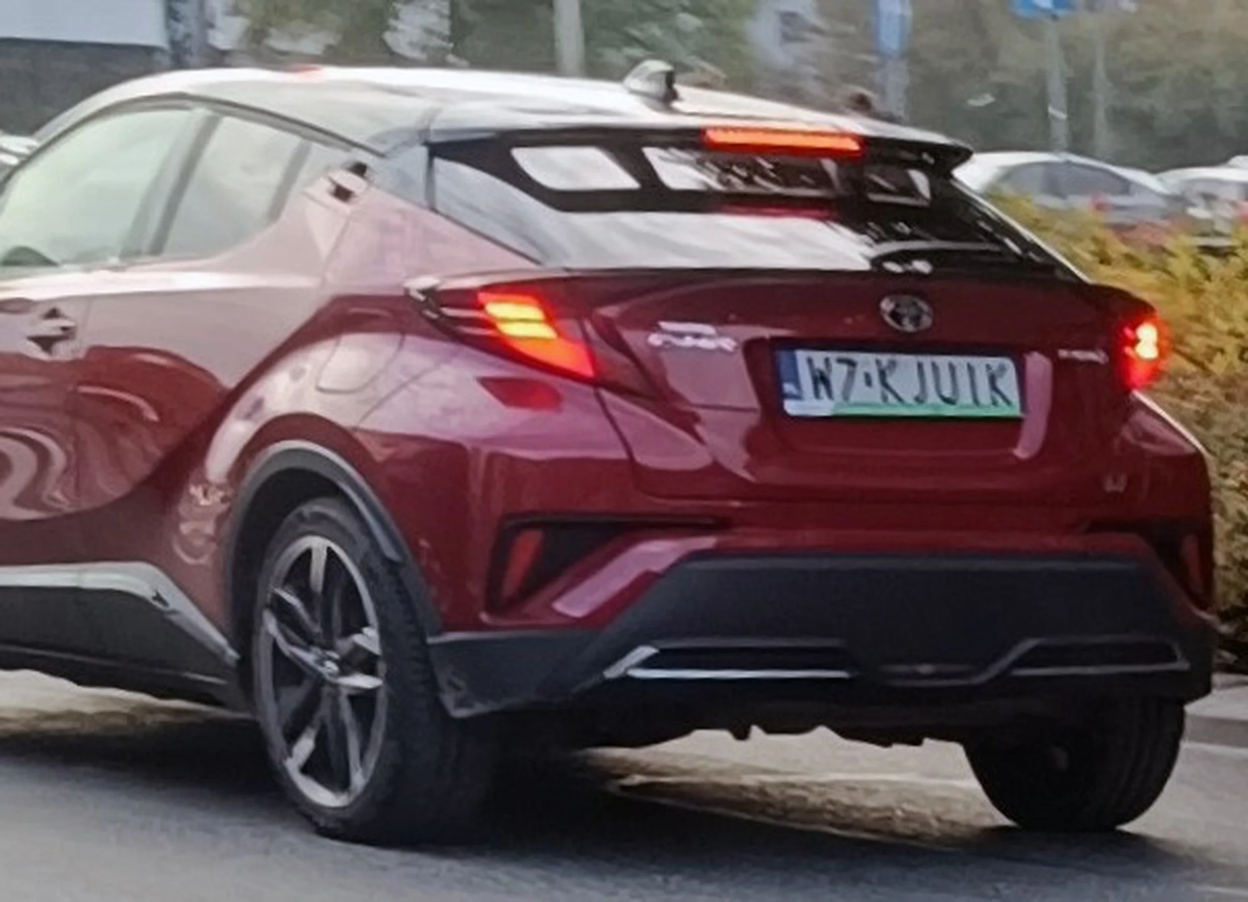 Fajny numer, blacha W7 KJUIK