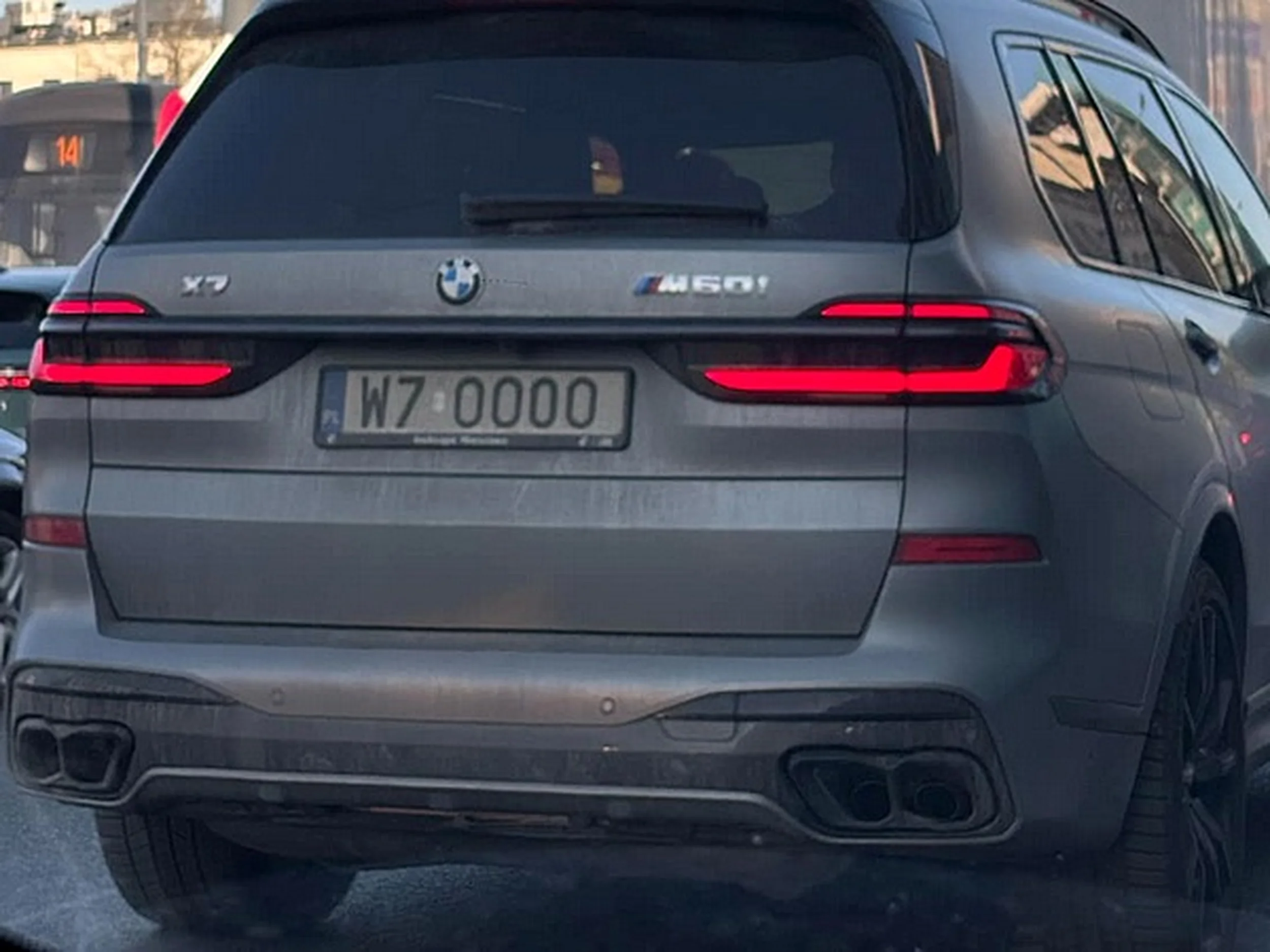 Fajny numer, blacha W7 OO0O