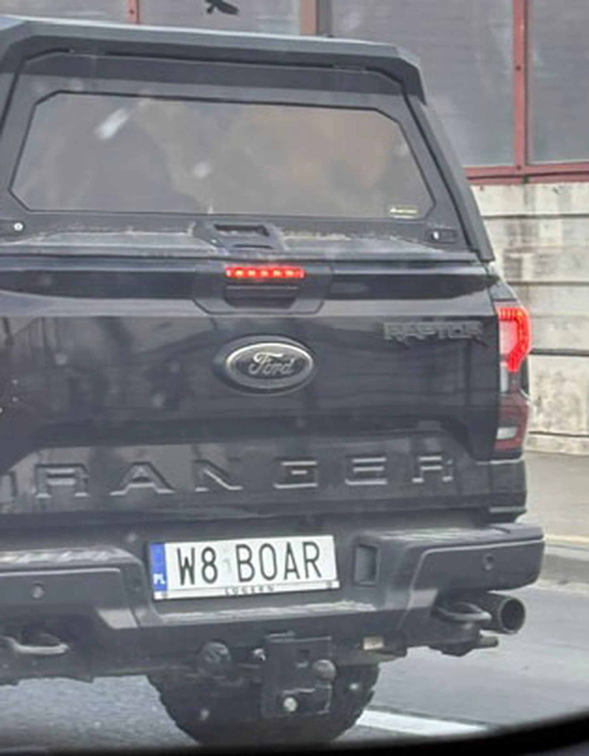 Fajny numer, blacha W8 BOAR