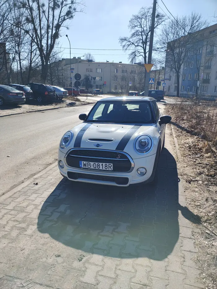 Pięknie pani zaparkowała zastawiając cały chodnik.