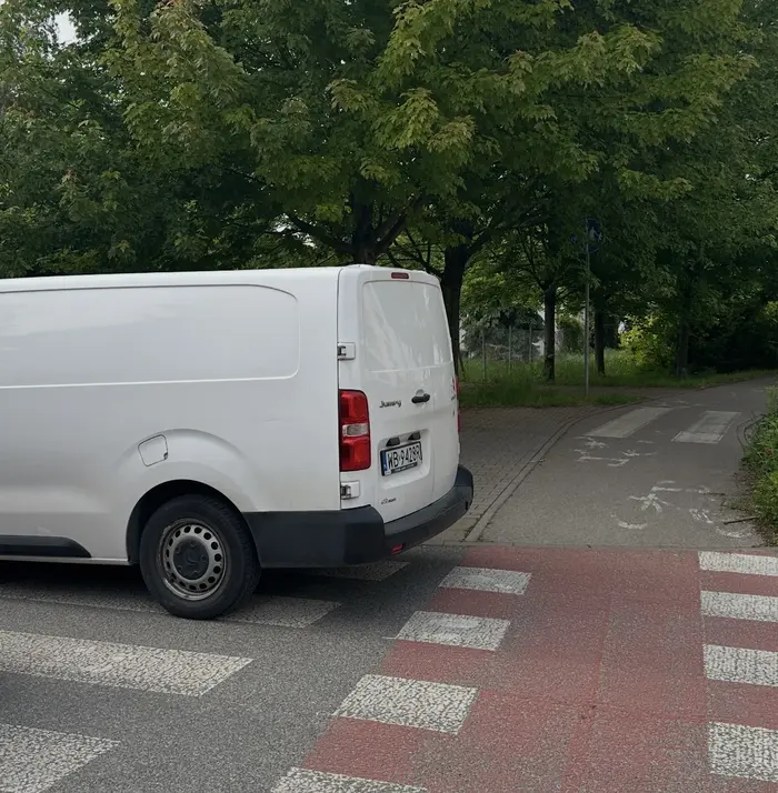 Pan uwielbia parkować na przejściu dla pieszych a jak mu się zwraca uwagę to się śmieje ?