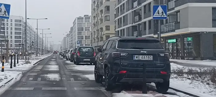 Kierowca to rasiata , bo zasłonił widoczności parkując na przejściu dla pieszych i chcąc, aby inni kierowcy zabili małe dzieci lub rodziców z wózkiem przechodzących przez przejście.