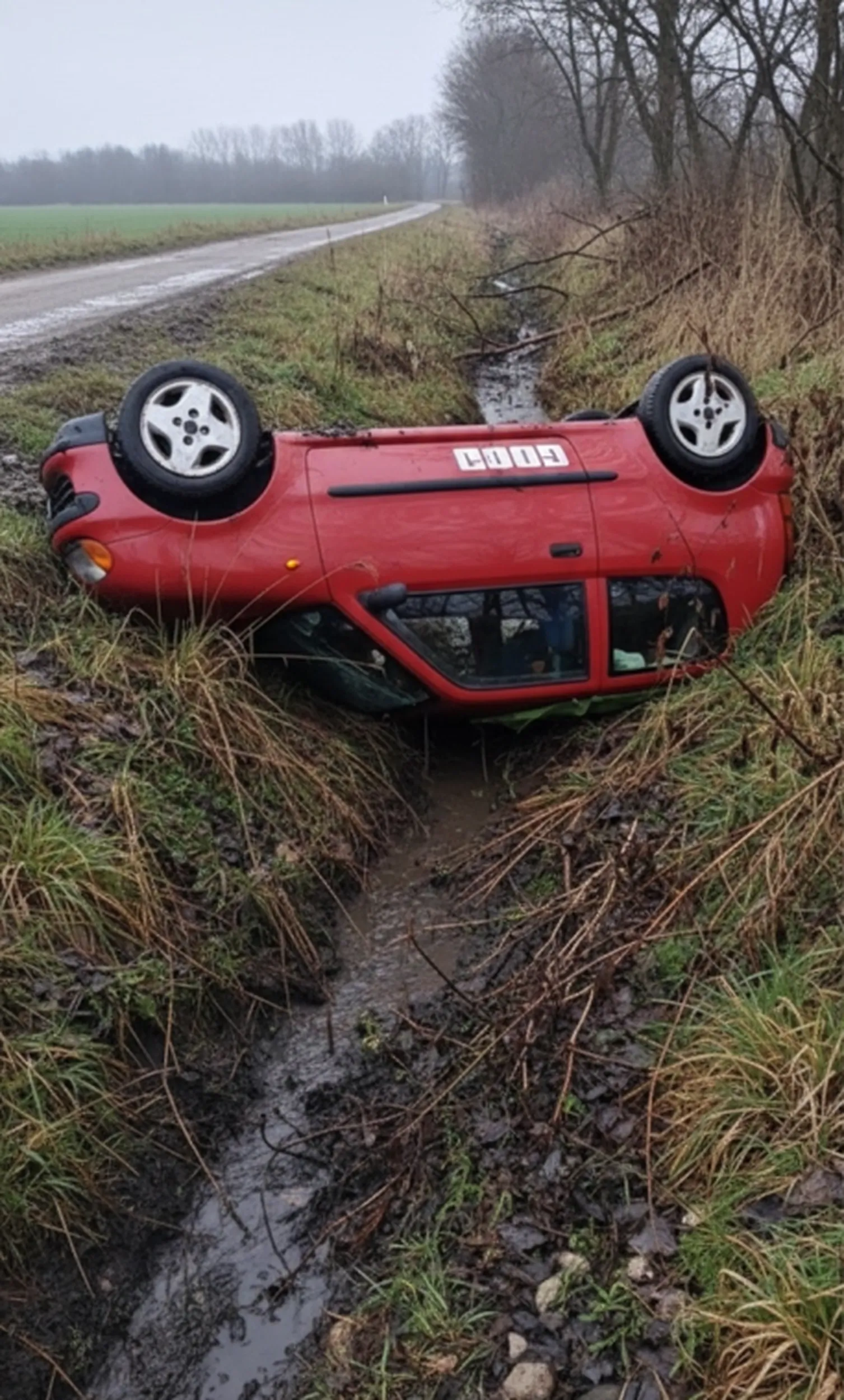 Jechałem po robocie z żoną i dziećmi do domu, a tu nagle Seicento w rowie. Nie wychodziłem, bo wyglądał szemrawo.