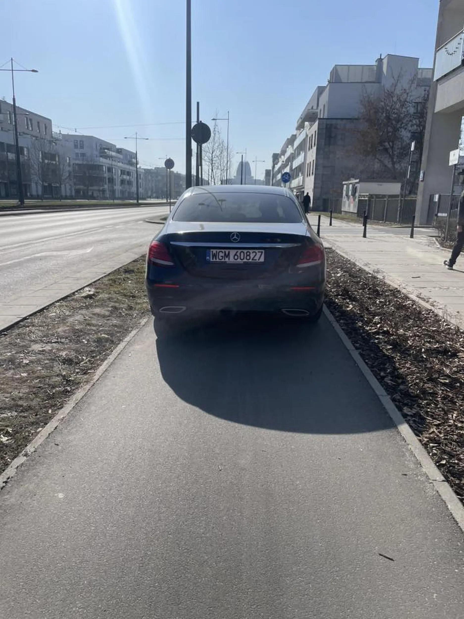 Ciężki przypadek upośledzenia umysłowego. Zastanawiające, w jaki sposób zdał egzamin na prawo jazdy, skoro nie rozpoznaje znaków i nie odróżnia parkingu od DDR?
