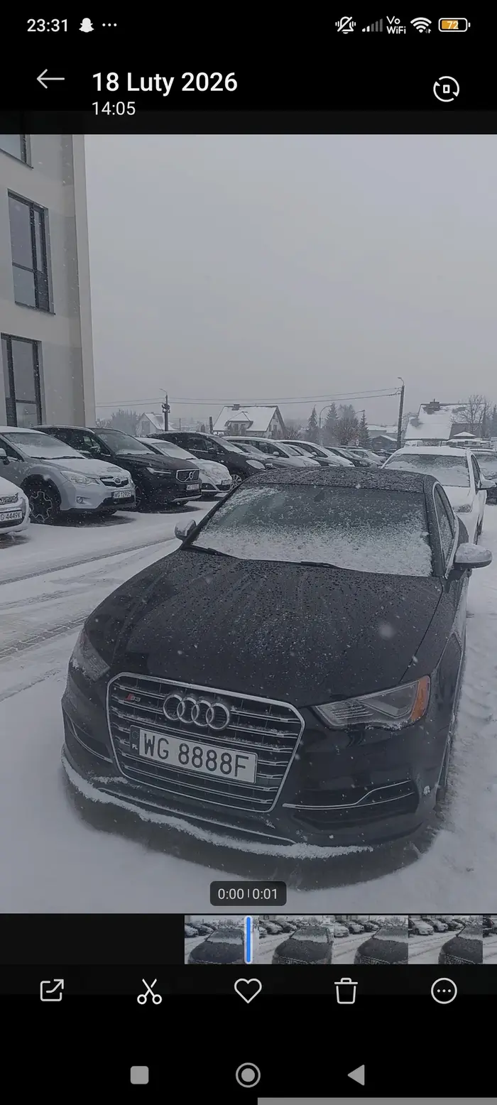 Nie zła bryczka audi s3 czarne