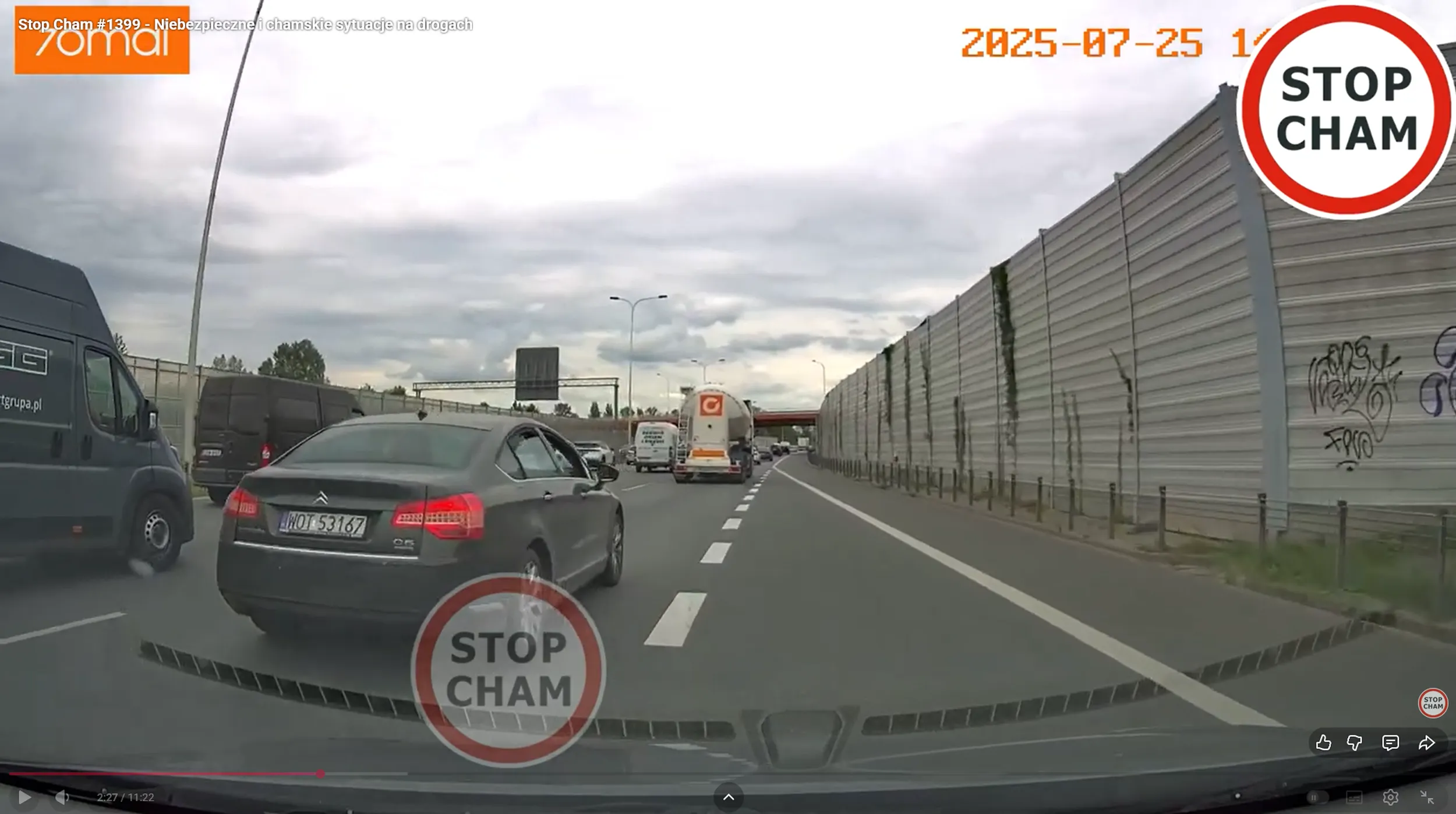 Próbuje wymuszać kolizje na drodze, wyłudzenie odszkodowania.