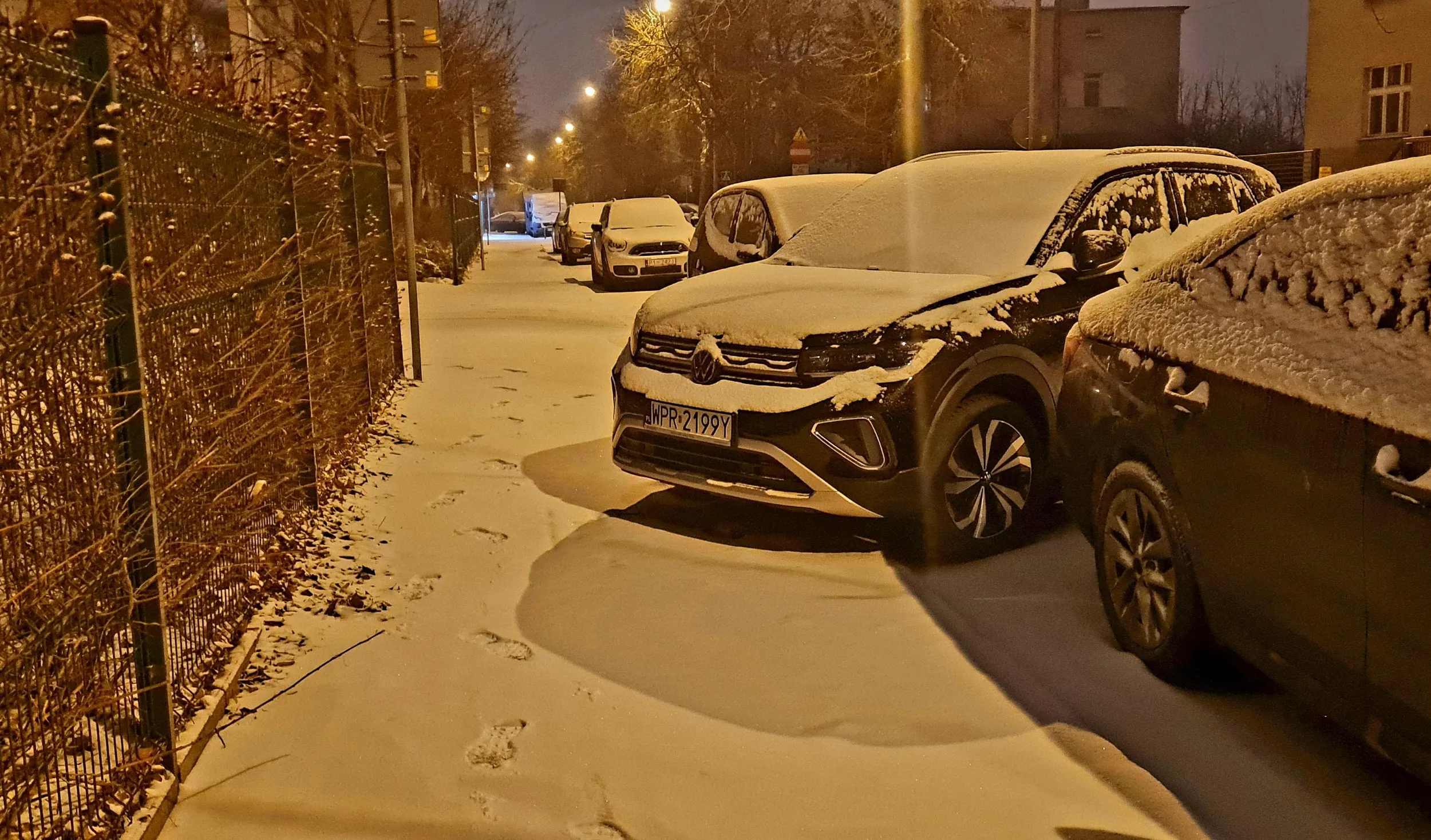 Wypad z chodnika. Saperska Poznań