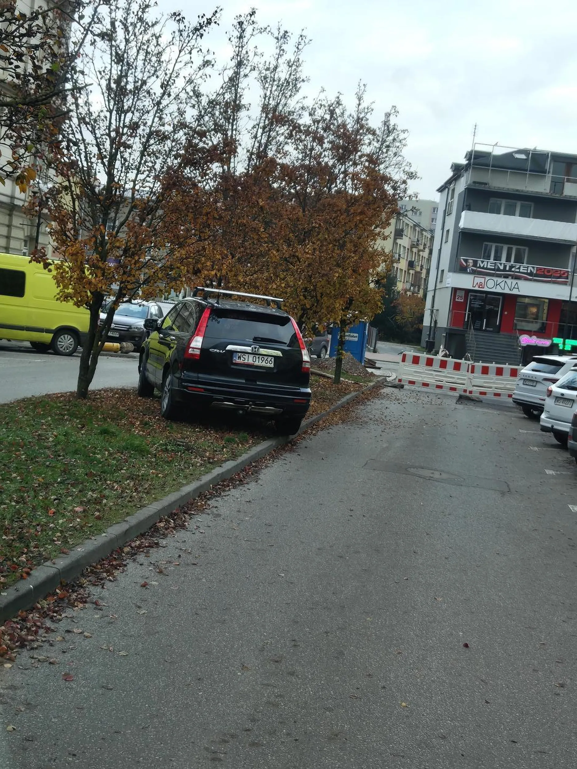 Pięknie zaparkował