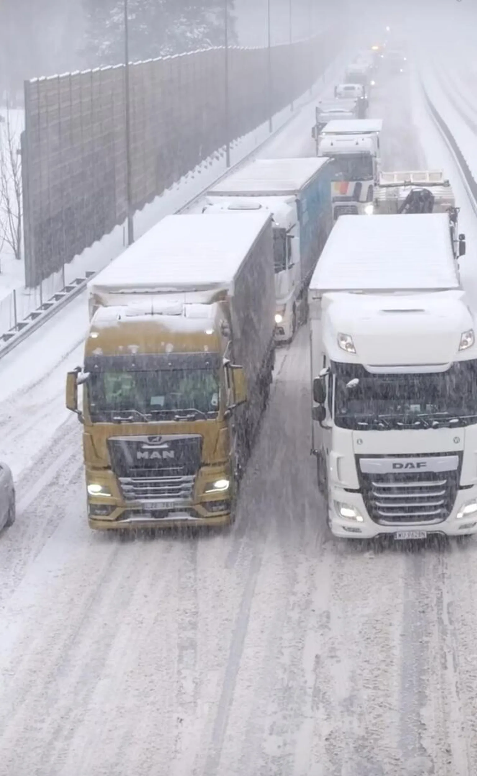 Prawdziwy zawodowiec blpkujacy droge