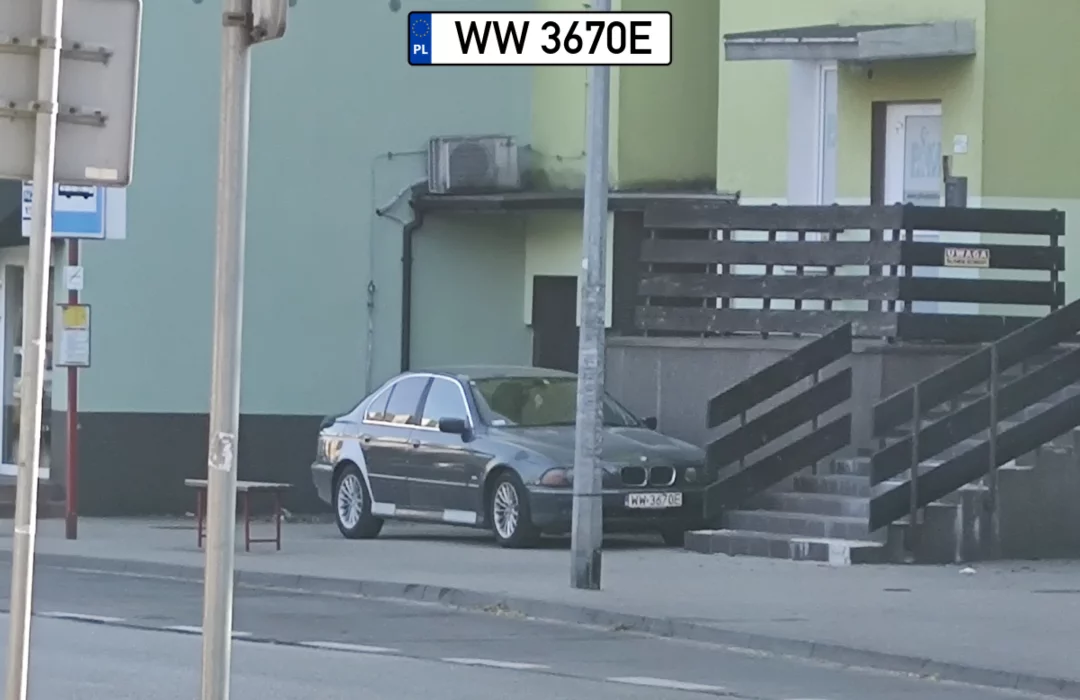 On tam stał jak budowali te bloki chyba.