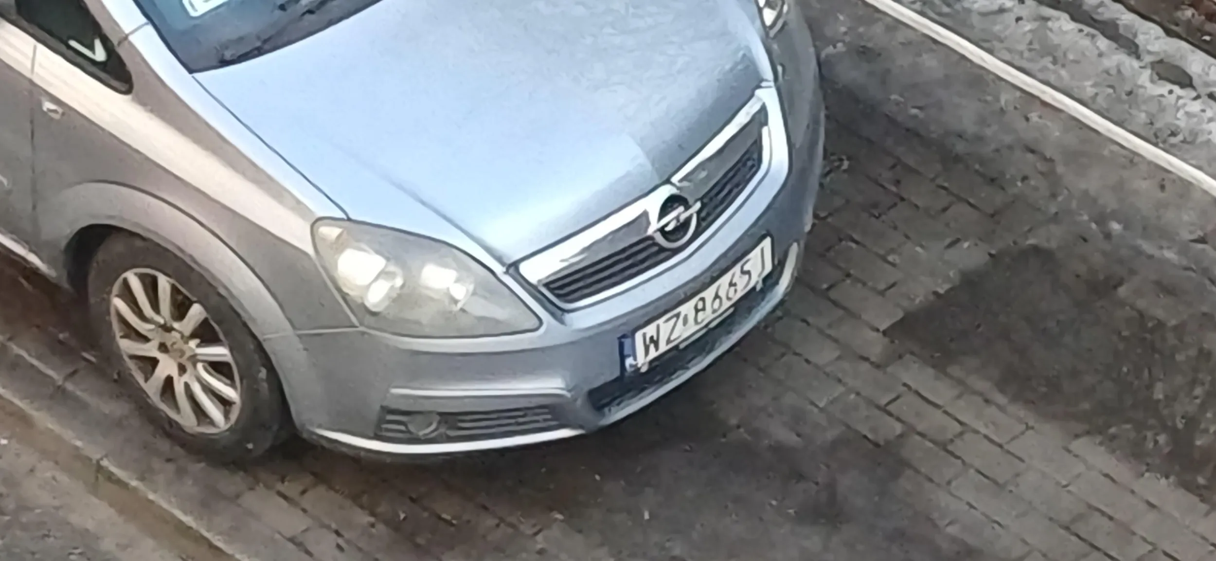 Mistrz parkowania - parkuje na chodniku i pod znakiem zakazu parkowania. Mandat 100 zł to za mało