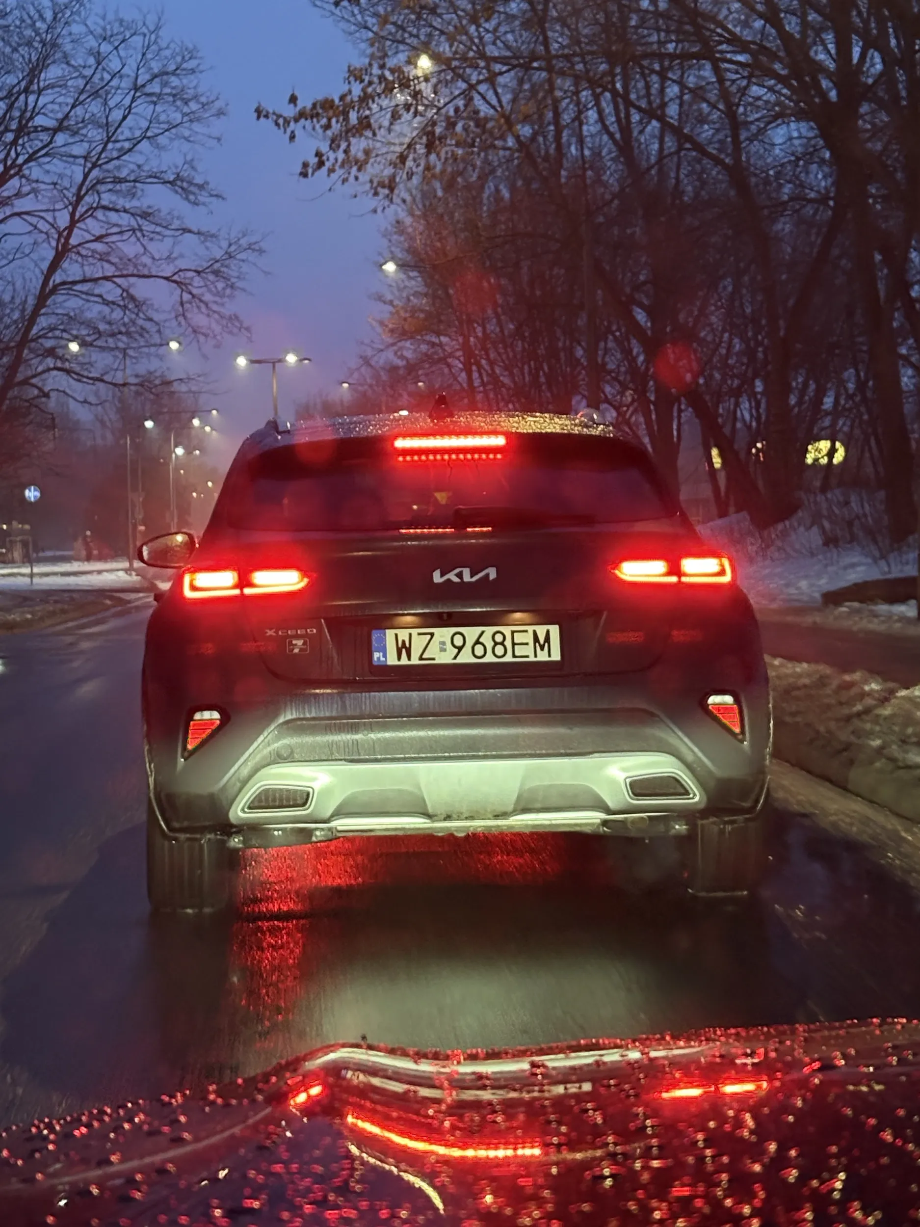 na chuk na środku drogi hamujesz? oddaj kwity