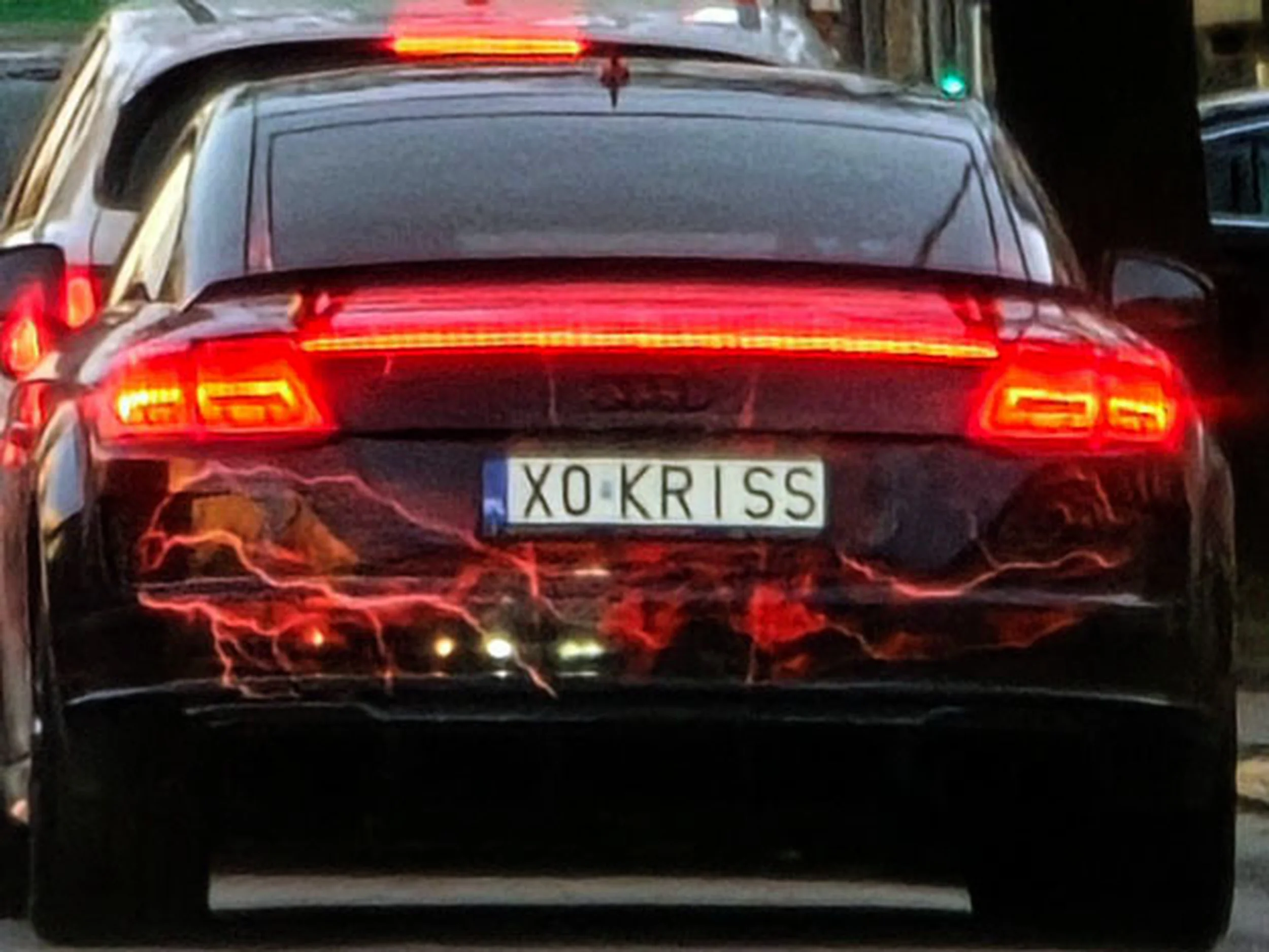 Fajny numer, blacha X0 KRISS