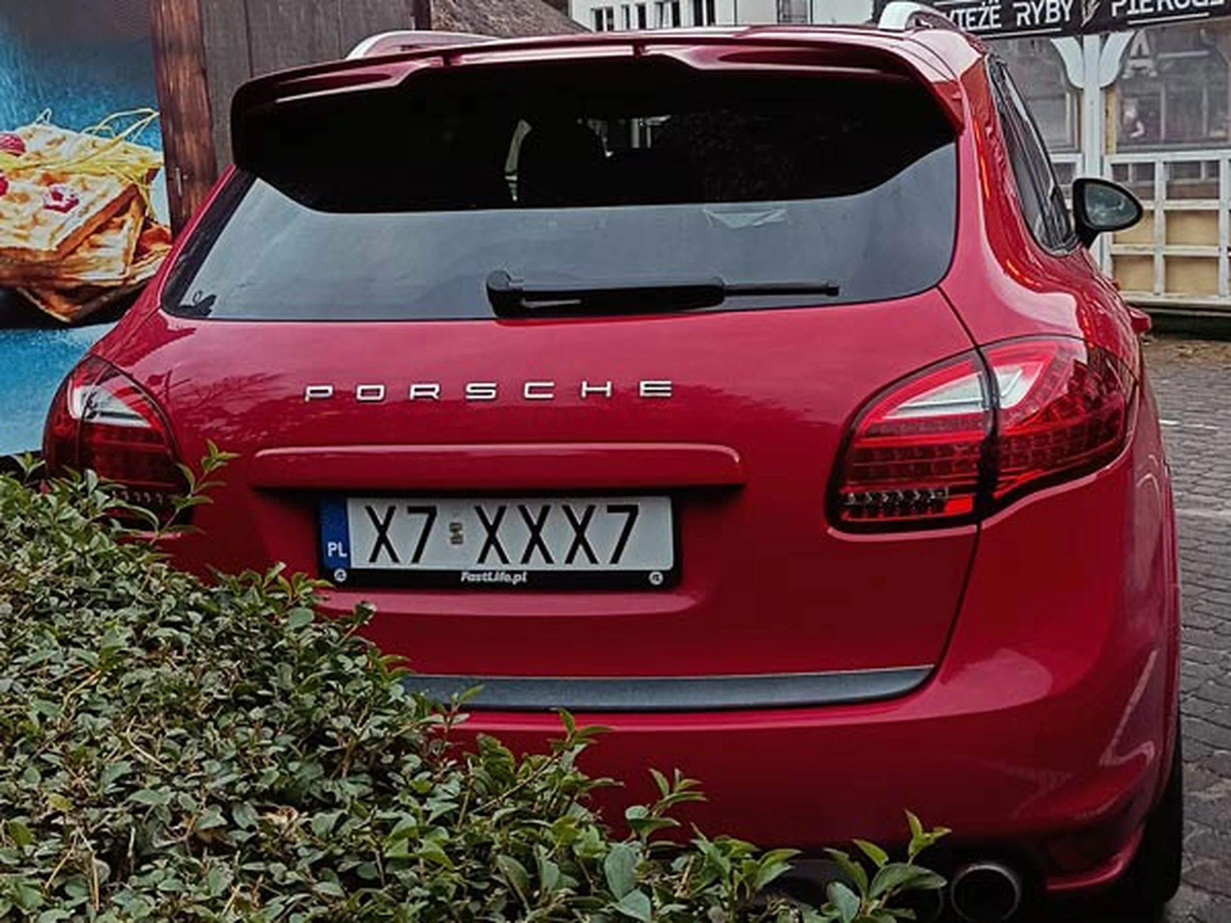 Fajny numer, blacha X7 XXX7