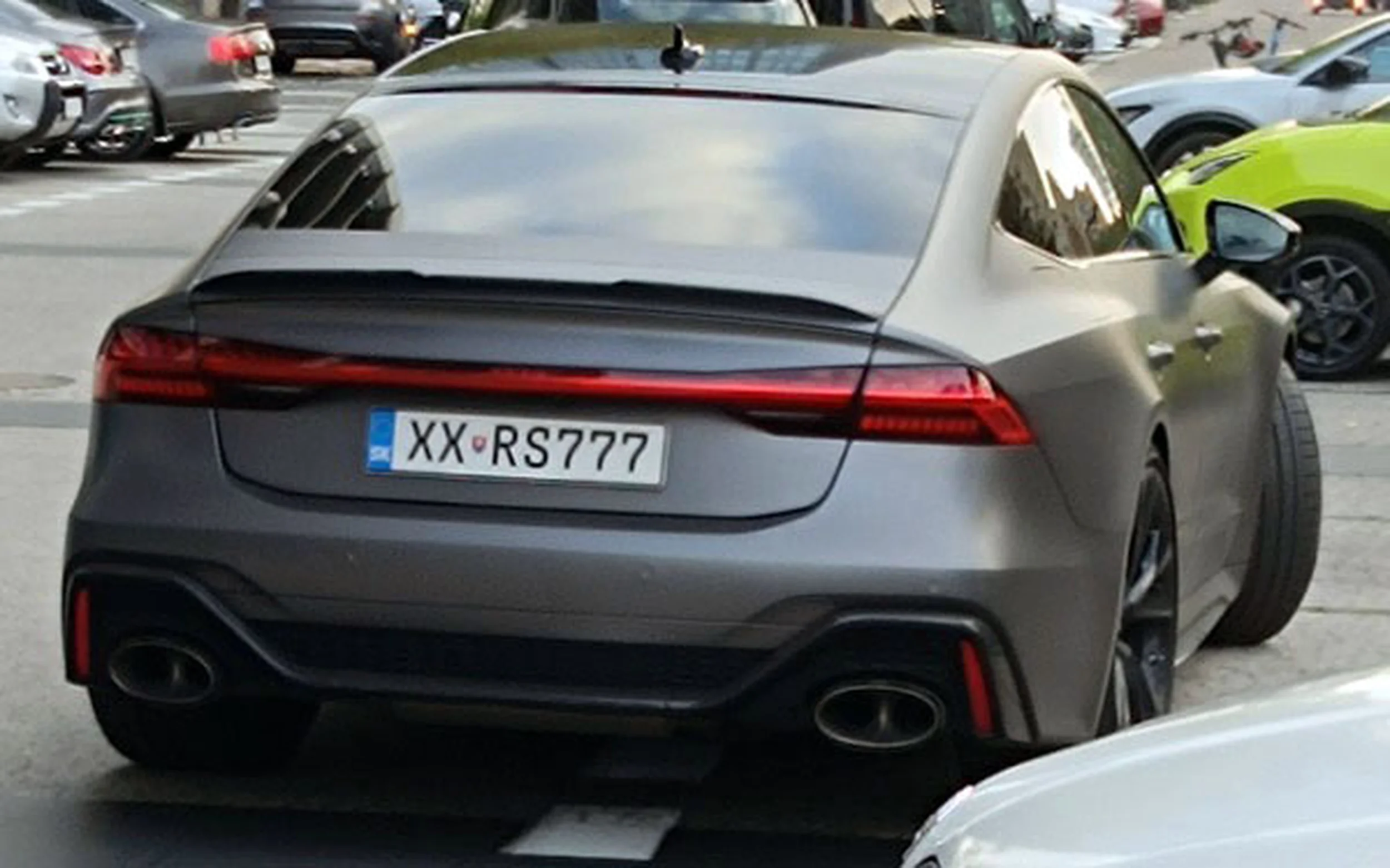 Fajny numer, blacha XX RS777