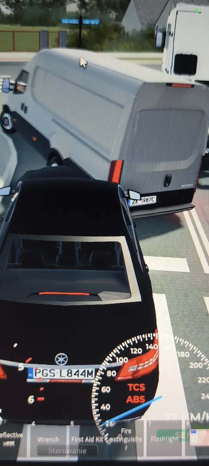 Jak wyprzedzałem w Polish car driving to wjeb*ła i trąbiłem.