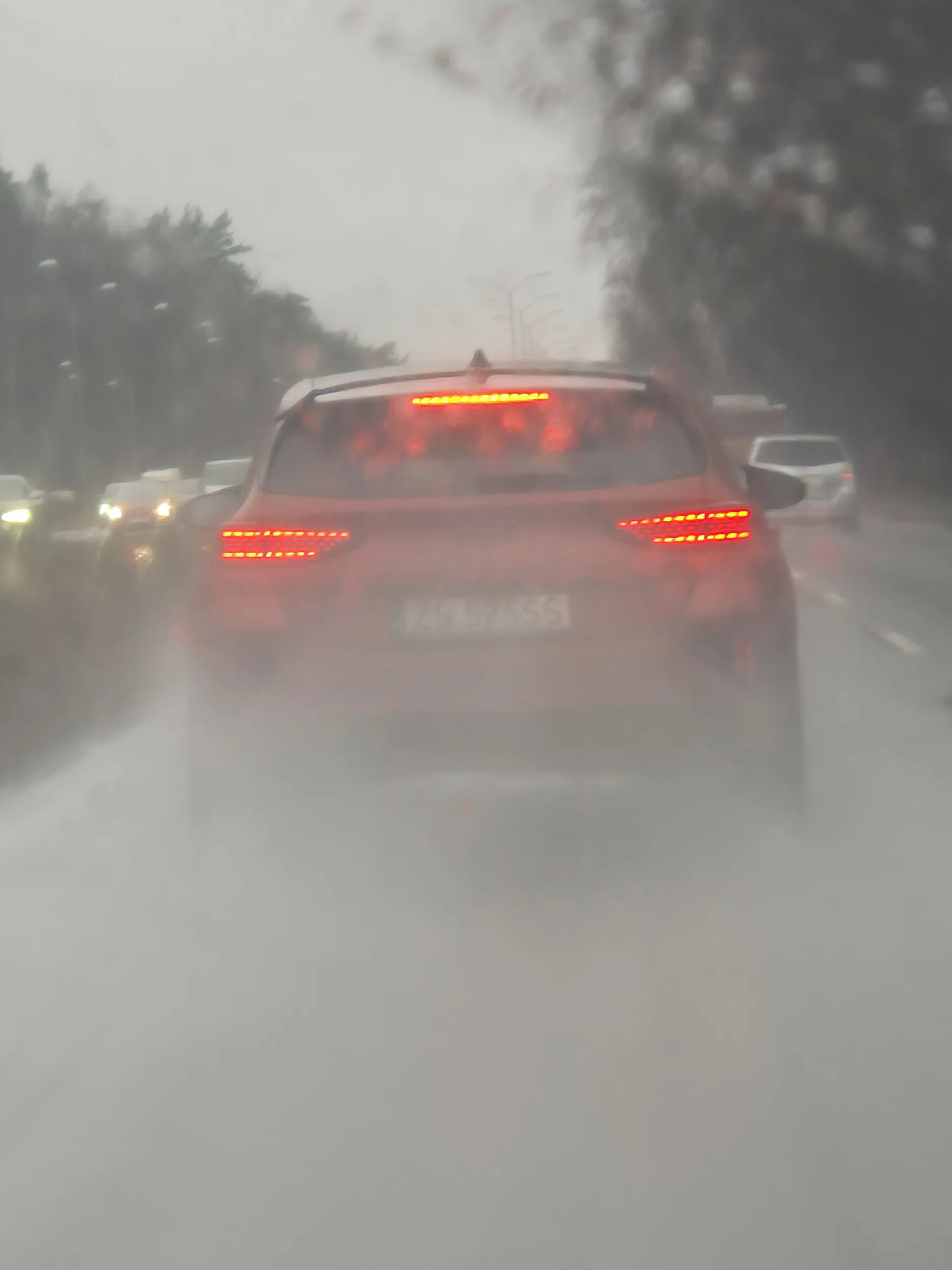 Kierowca stwarza zagrożenie na drodze, hamuje tuż przed maską, tamuje ruch, zajeżdża drogę, a kiedy chce się go ominąć, nagle przyspiesza, uważajcie na niego